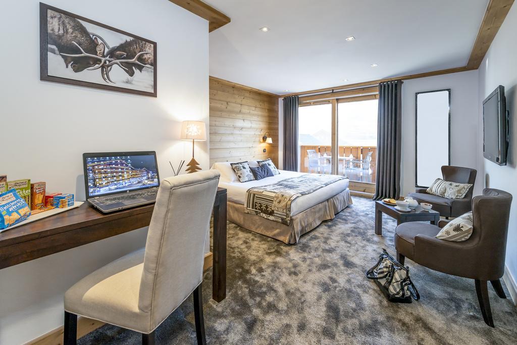 Hotel La Chaudanne Мерібель Номер фото